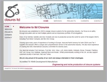 Tablet Screenshot of 8d-closures.net